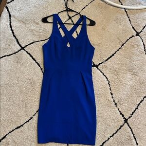 Amanda Uprichard Sapphire Blue Dress